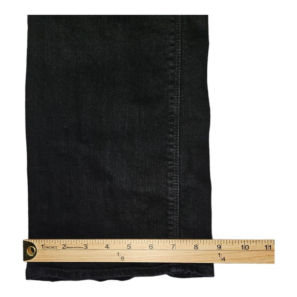 7 For All Mankind Jeans 29 Women's Black High Waist Boot Cut Preppy Hipster - Picture 7 of 12